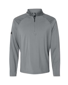 Adidas - Shoulder Stripe Quarter-Zip Pullover