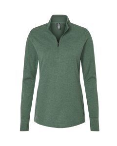 Adidas - Women's 3-Stripes Quarter-Zip Sweater
