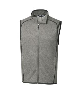 Cutter & Buck Men's Mainsail Sweater-Knit Full Zip Vest