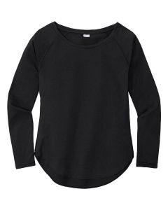 Sport-Tek Ladies Triblend Wicking Scoop Neck Raglan Tee